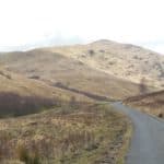 Bild der Strasse durch das Glen Douglas