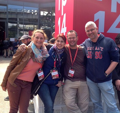 Andrea, Kristina, Icke, Lars (Bild: Geklaut vom Ergo Direkt Blog :-p)