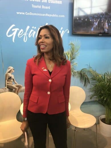 Petra Cruz, Europa-Direktorin Tourist Board der Dominikanischen Republik berichtet auf der CMT 2019