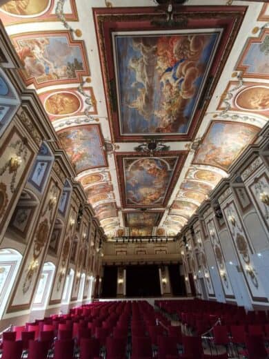 Der Haydnsaal im Schloss Esterhazy: Hier würde ich gerne mal einem Konzert lauschen