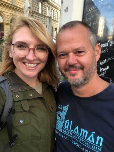 Viki und ich in Wien bei einem kurzen Nachmittagstreff (Foto: Viktoria Urbanek)