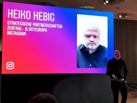 Heiko Hebig von Instagram bei der Mercedes Benz Social Media Night in Stuttgart