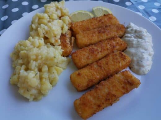 Fischstäbchen und Nics selbstgemachter Kartoffelsalat 