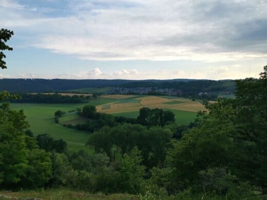 Aussicht gegen Ende der Wanderung