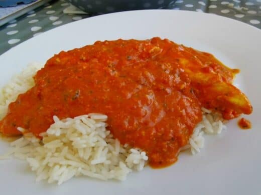 Chicken Masala nit Reis