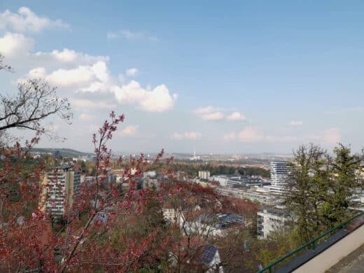 Aussicht über Stuttgart während meines Spazierganges