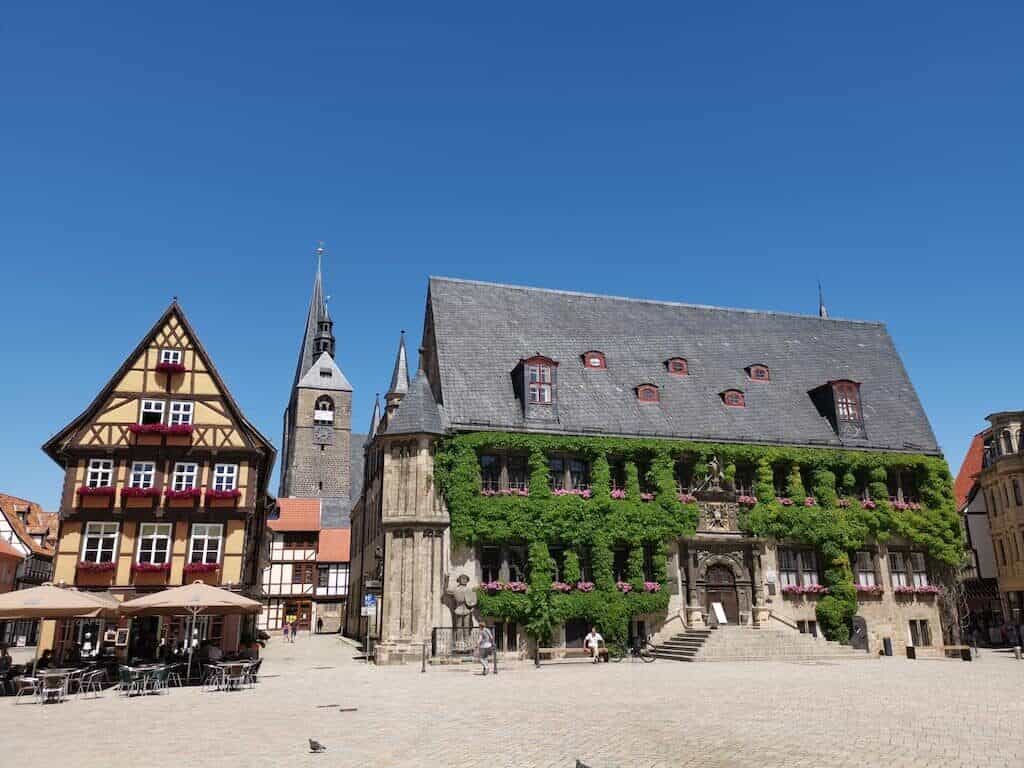 Das Rathaus von Quedlinburg
