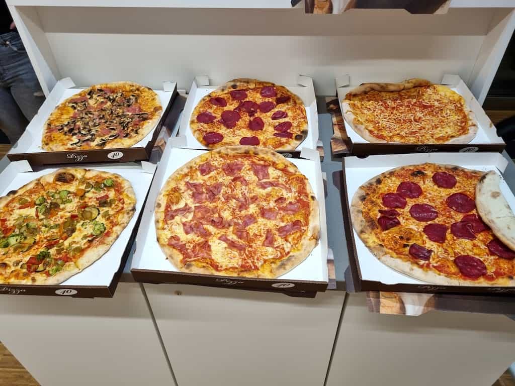 Leckere Pizza beim ersten SDK After Work Event