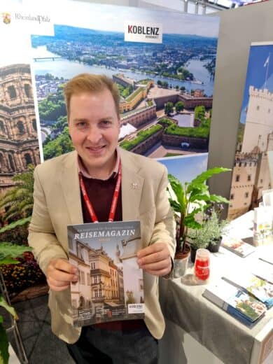 Johannes von Koblenz Tourismus mit dem neuen Reise Magazin Koblenz