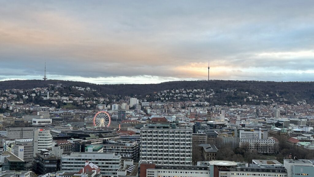 Ausblick über Stuttgart mit dem Riesenrad