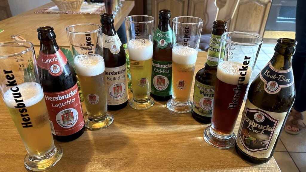 Bierprobe bei Hersbrucker Bürgerbräu