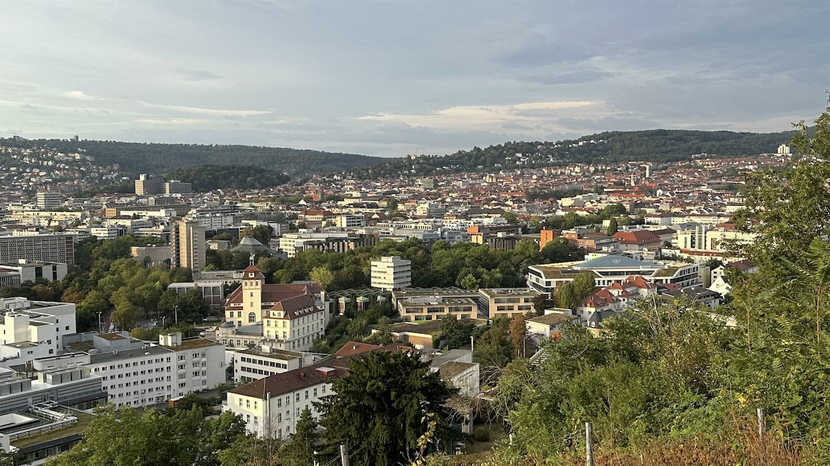 Und so sieht das in der Morgensonne aus