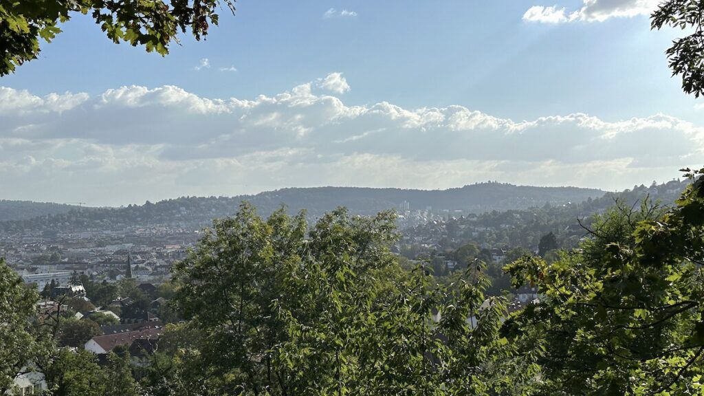 Blick auf Stuttgart-West