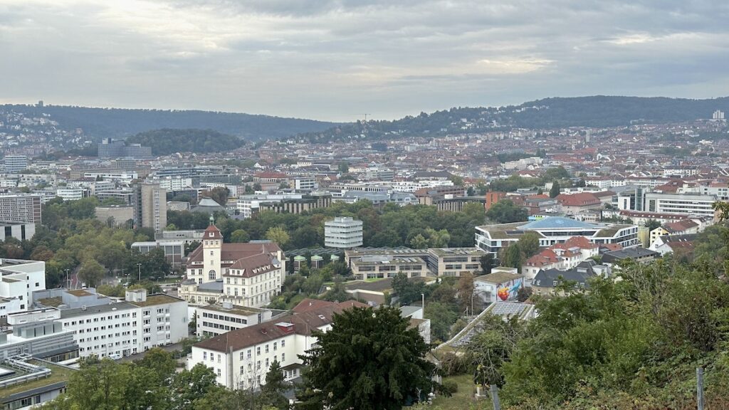 Mein Standard Blick auf Stuttgart beim Spazieren