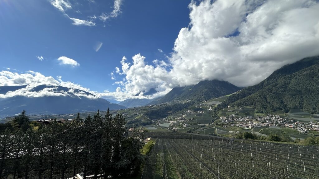 Der Blick vom Balkon