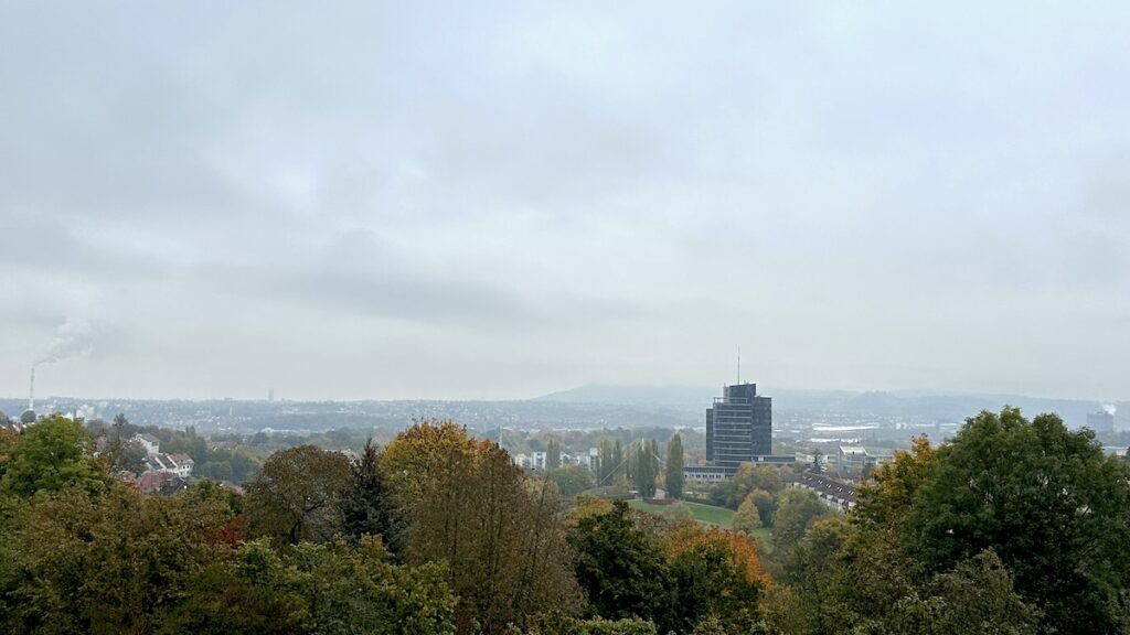 Ausblick vom Wartberg - alles grau in grau