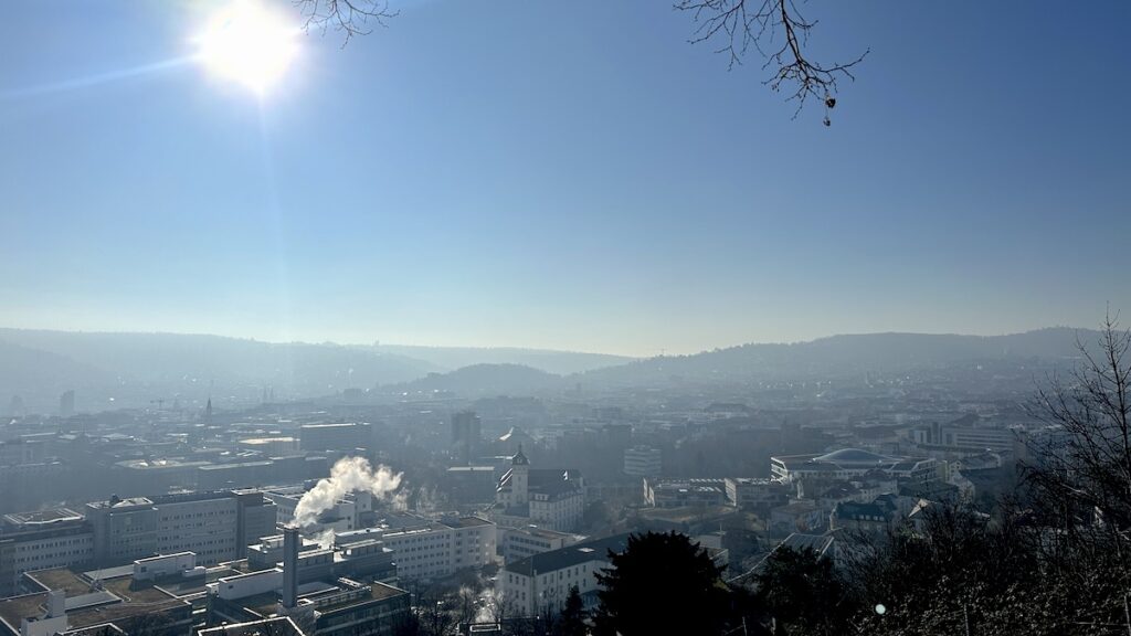 Ausblick beim Mittagsspaziergang