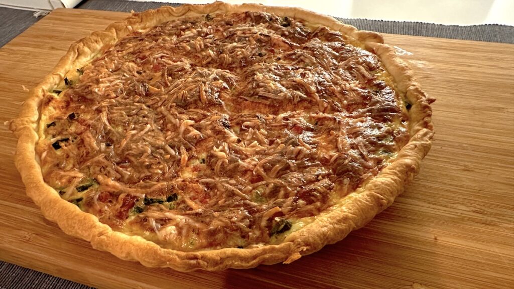 Quiche zum Abendessen