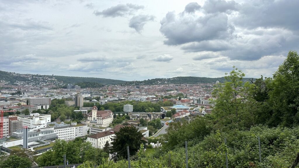 Ausblick beim Spaziergang - wolkig wie in meinem Kopf