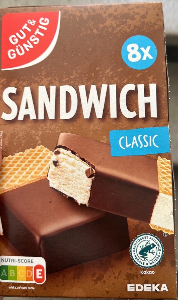 Sandwich Eis 