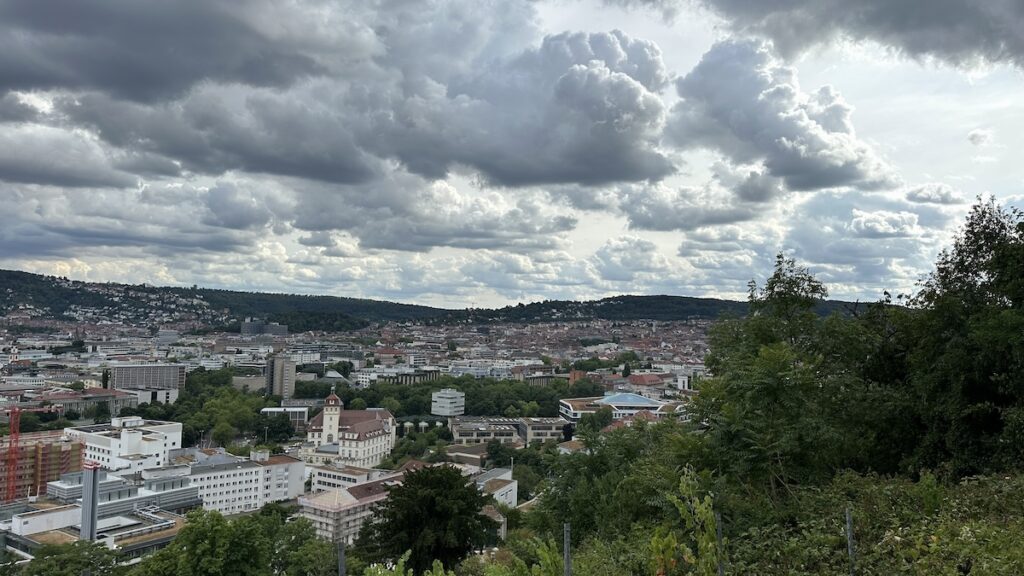 Drama Himmel über Stuttgart bei meinem Spaziergang