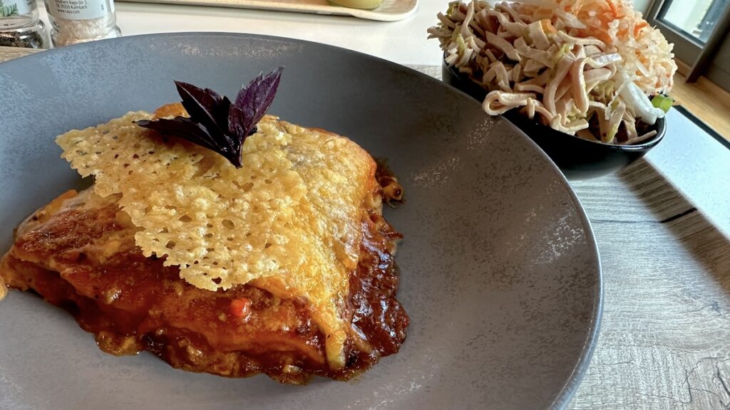 Lasagne im Betriebsrestaurant