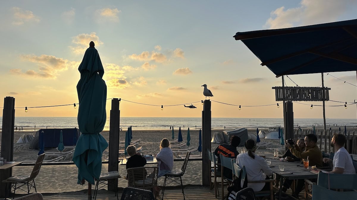 Sonnenuntergang in Zandvoort aan Zee