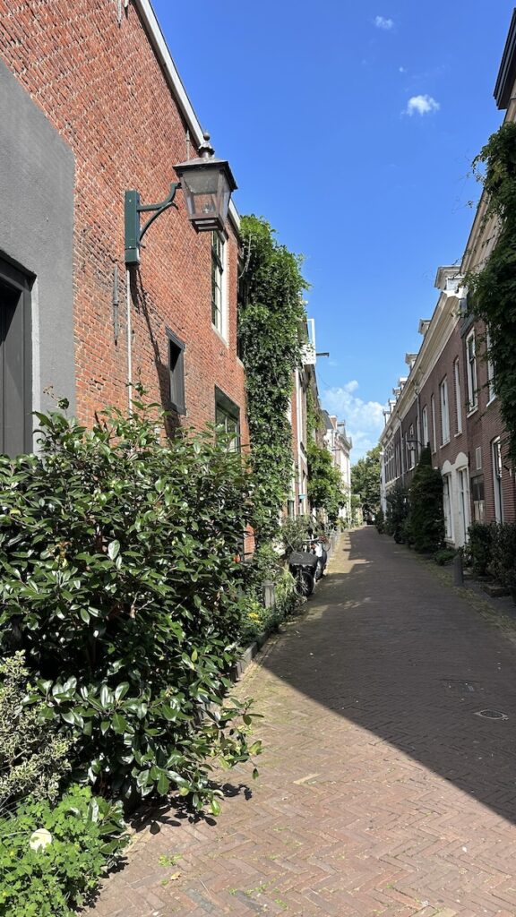 Eine der zahlreichen schönen Gassen von Haarlem