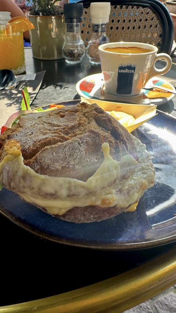 Toastie mit Schinken und Käse