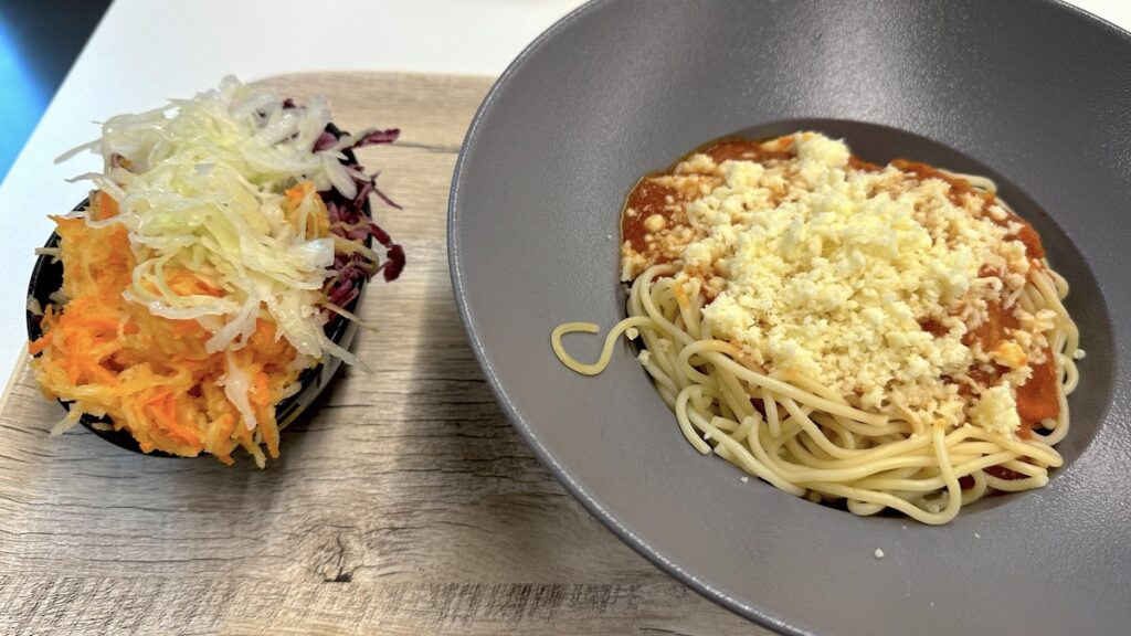 Spaghetti Puttanesca ohne Sardellen