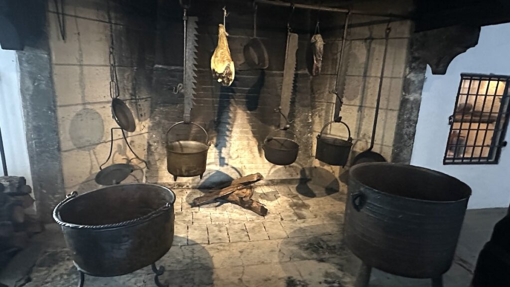 Die Kochstelle in der Marksburg