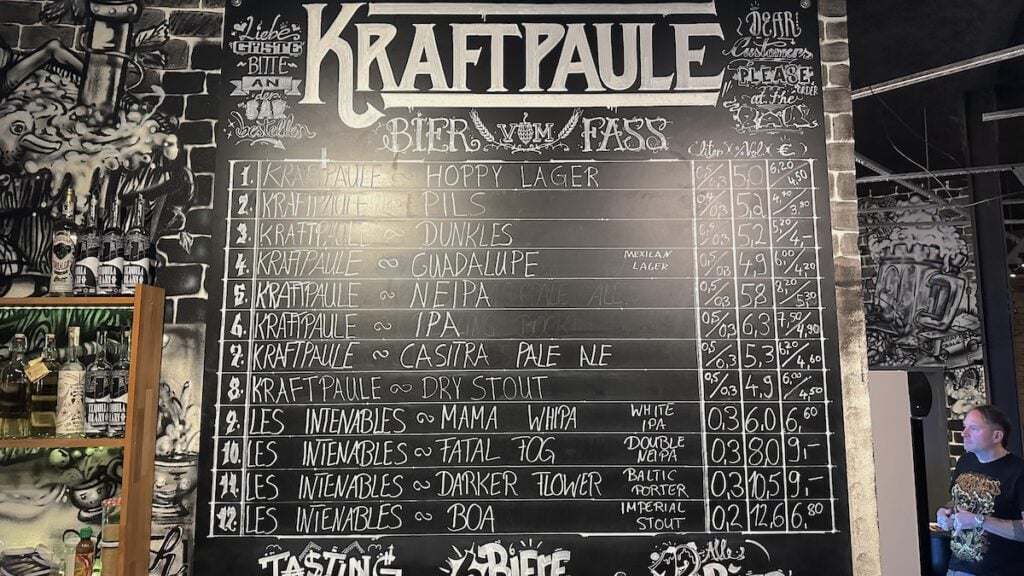 Am Montag on tap im Kraftpaule