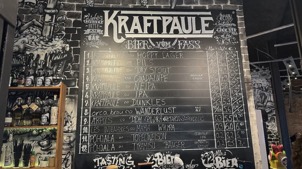On Tap am Abend im Kraftpaule