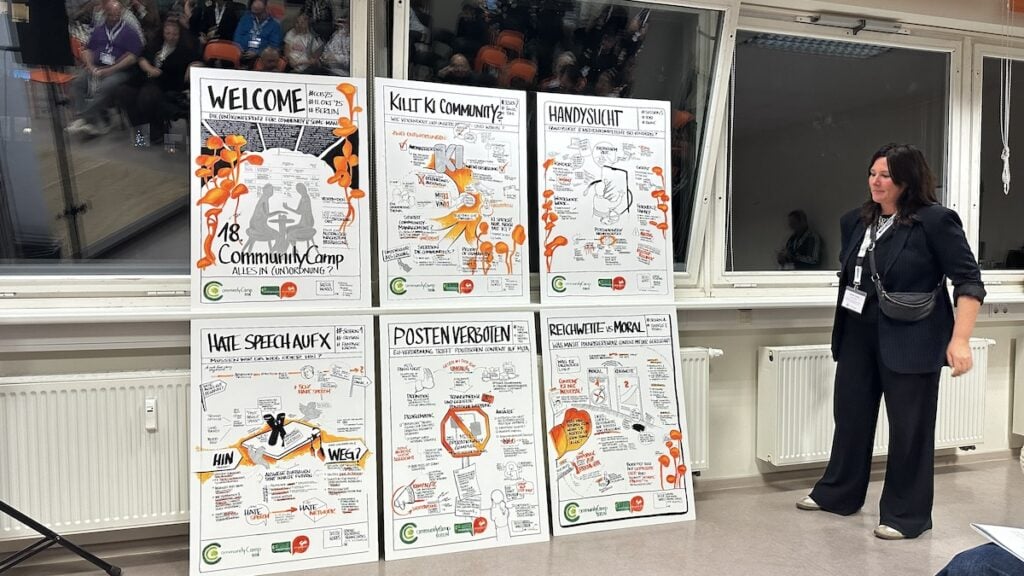 Graphic Recording einiger Sessions auf dem #ccb25