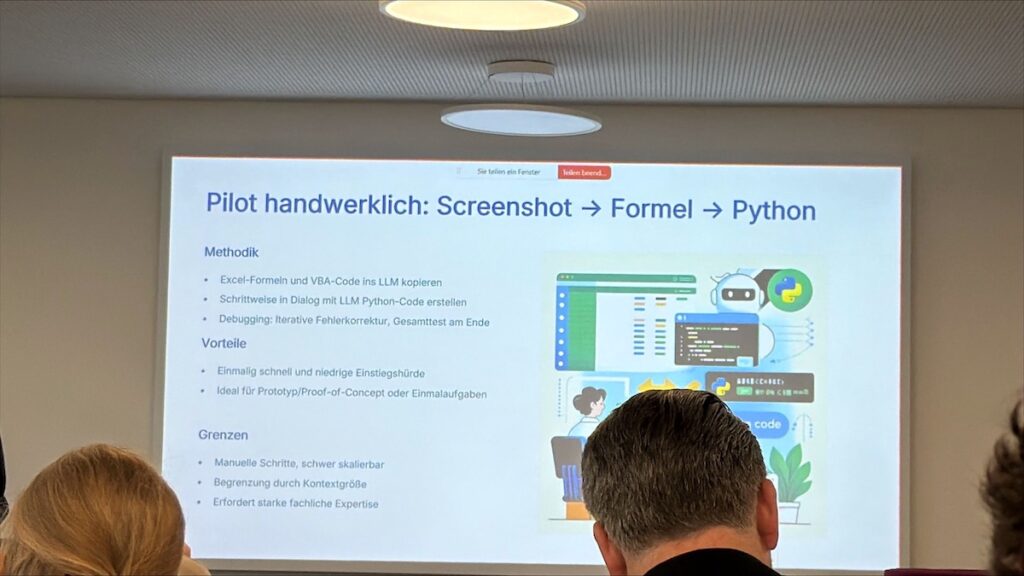 Wie man einen Excelrechner mit Hilfe von KI übernehmen kann