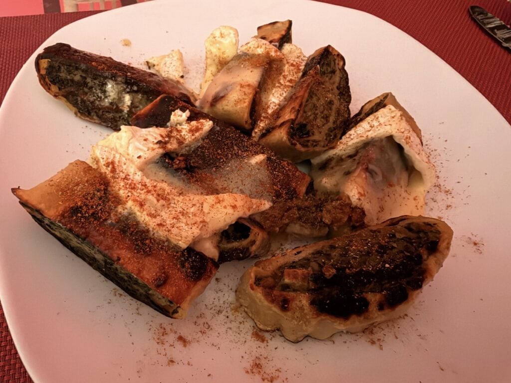 Maultaschen mit Käse