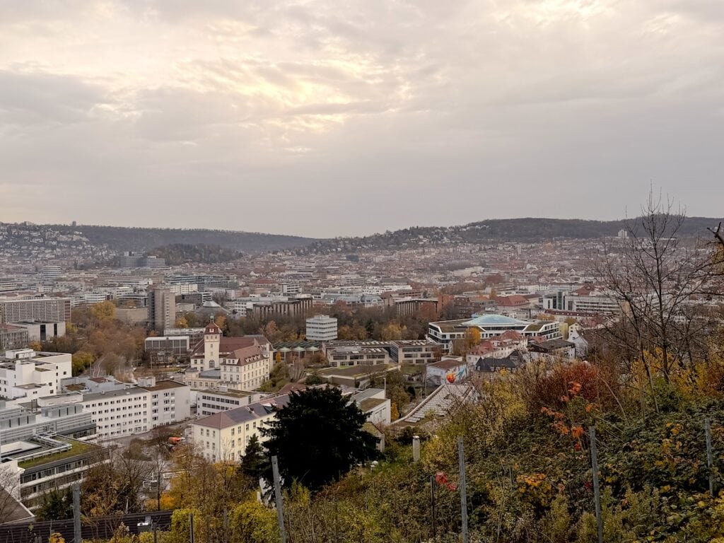 Ausblick beim Feierabendspaziergang am Freitag