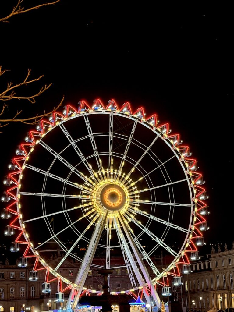Das Riesenrad am Schlossplatz Stuttgart