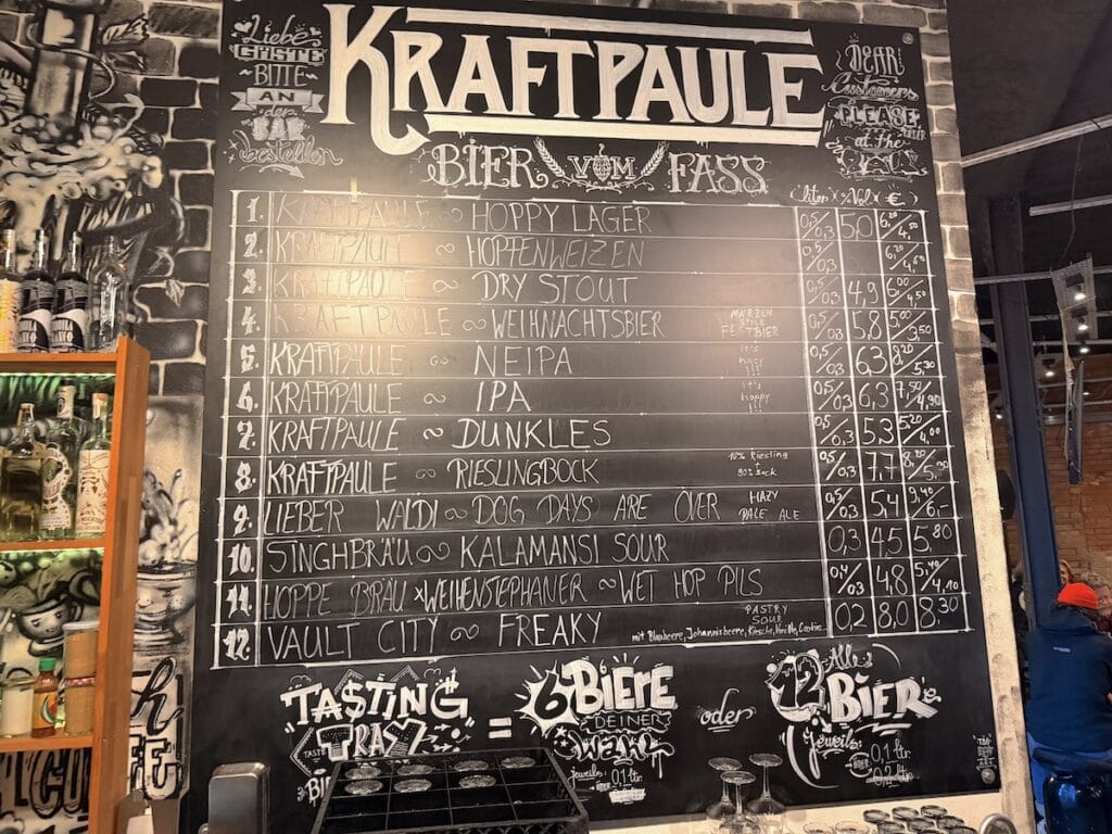 Kraftpaule: Biere on Tap am Mittwoch