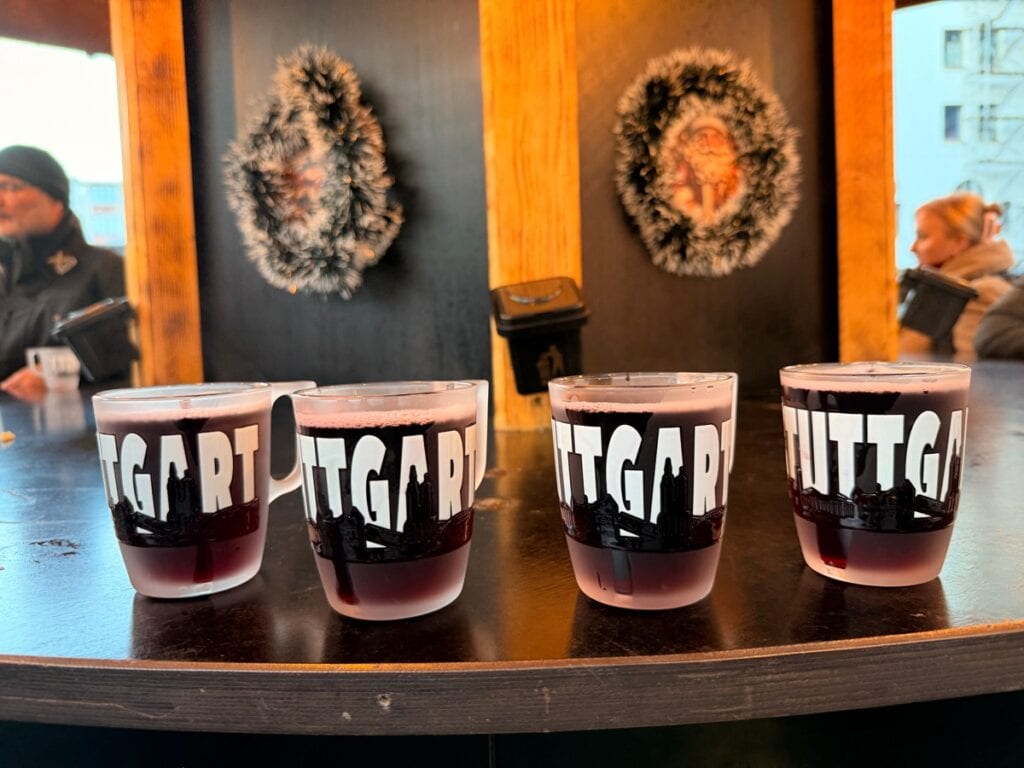Glühwein auf dem Stuttgarter Weihnachtsmarkt