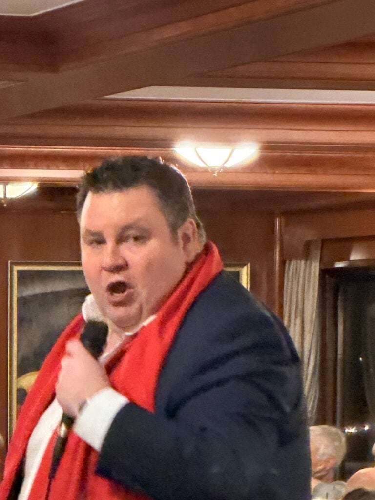 Alexander Herzog an Bord der MS Elegant Lady