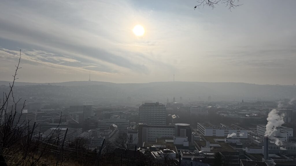 Trüber Himmel über Stuttgart