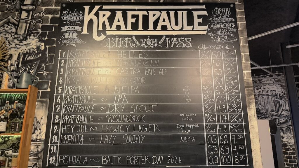 On Tap im Kraftpaule an diesem Dienstag