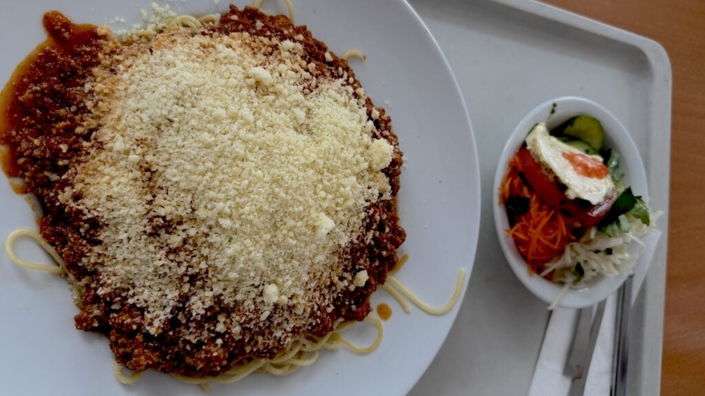 Spaghetti Bolognese bei der Stuttgarter
