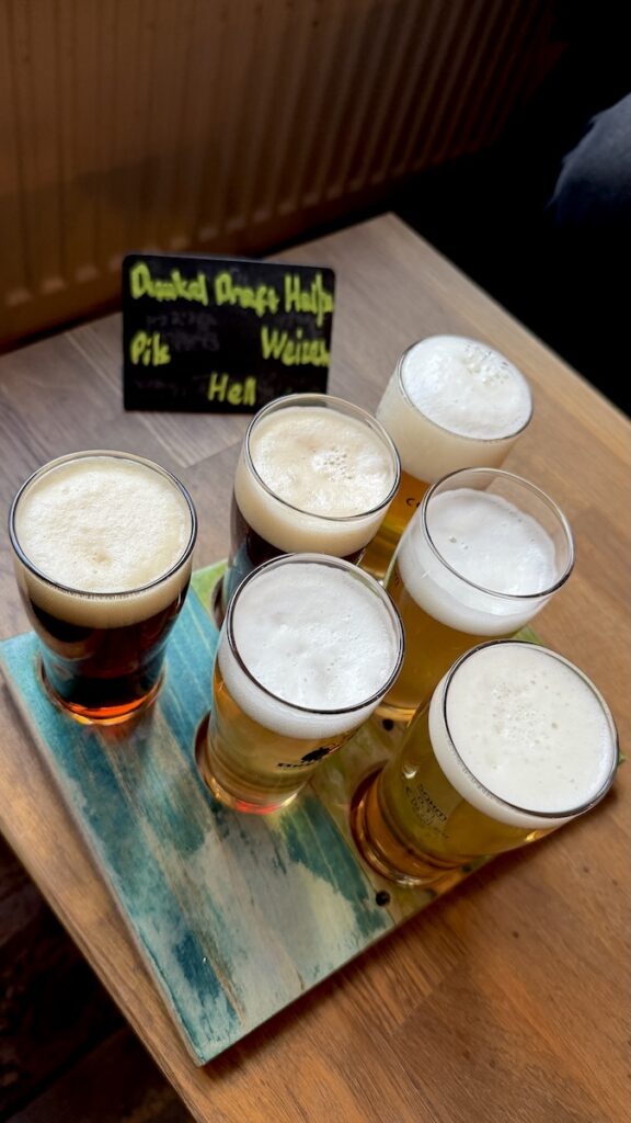 Tastingtray Nummer 1 mit 6 Bieren von BrewsLi