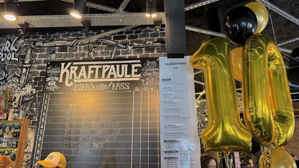 10 Jahre Kraftpaule: Programm und Biere