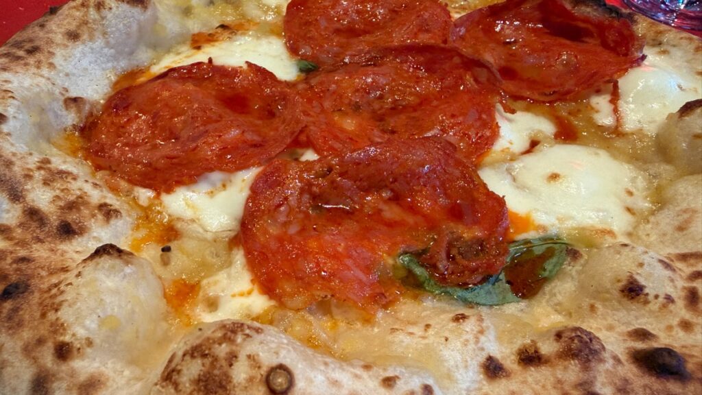 Pizza im Italo Disco