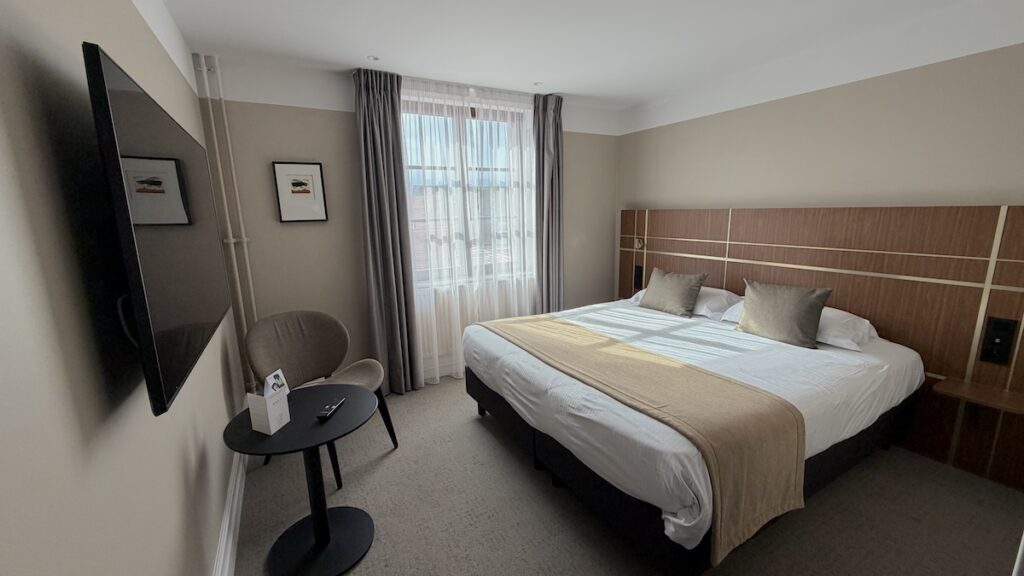 Unser Zimmer im Le Colombier