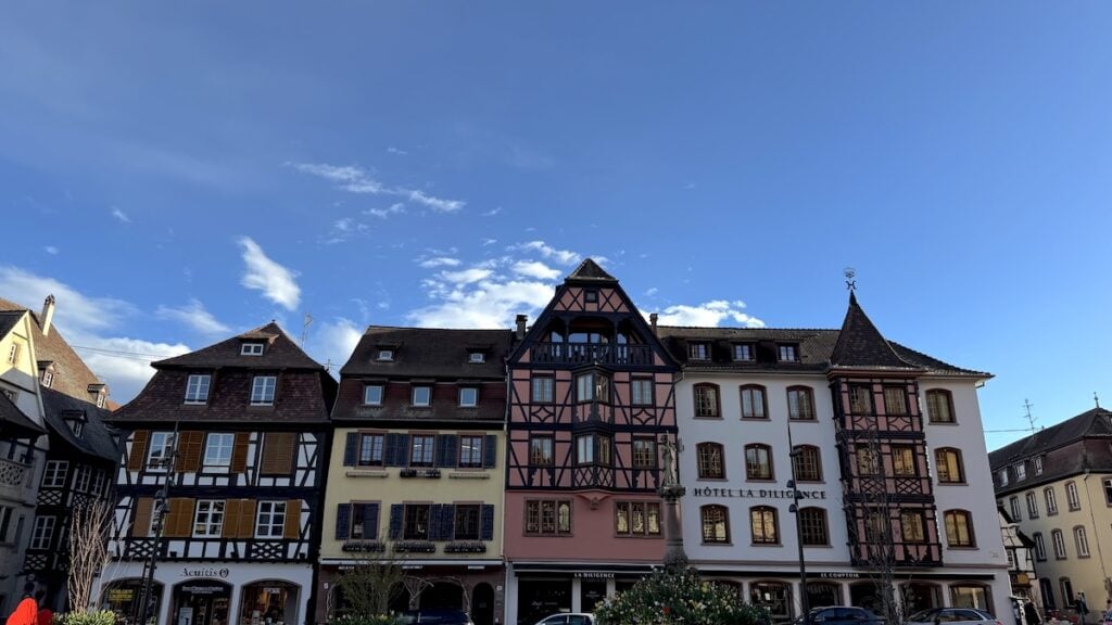 Fachwerkhäuserzeile in Obernai