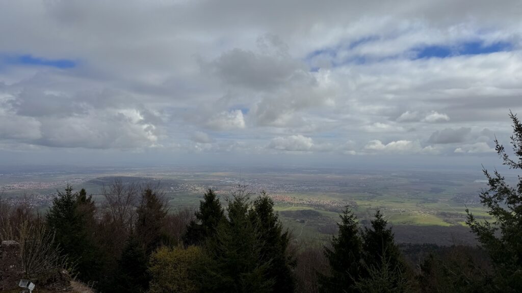 Ausblick vom Kloster auf dem Odilienberg